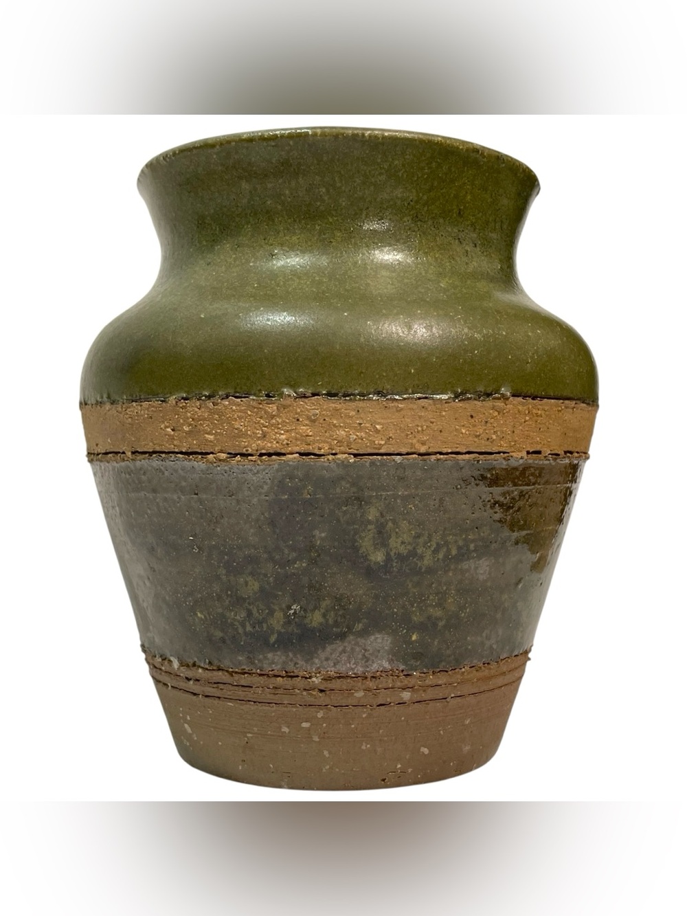 Vintage 1970s Signed Labre Pottery Art Vase - Made in Quebec, Canada - MCM